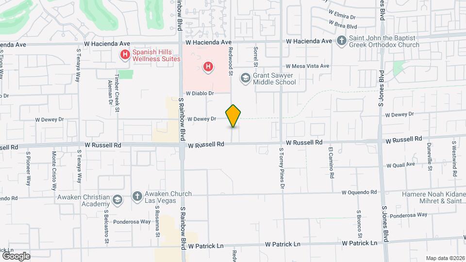 5652 Redwood St Map and Location Details