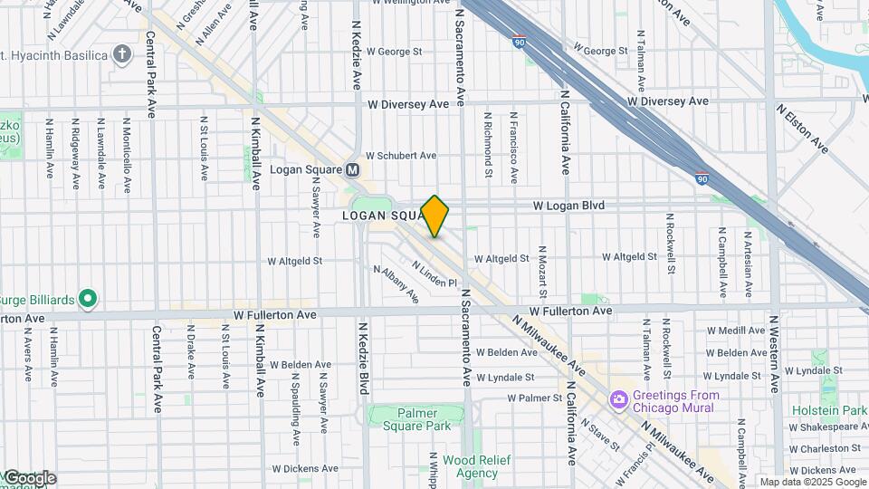 2511 N Milwaukee Ave, Unit 2S Mapa y Detalles de la Ubicación