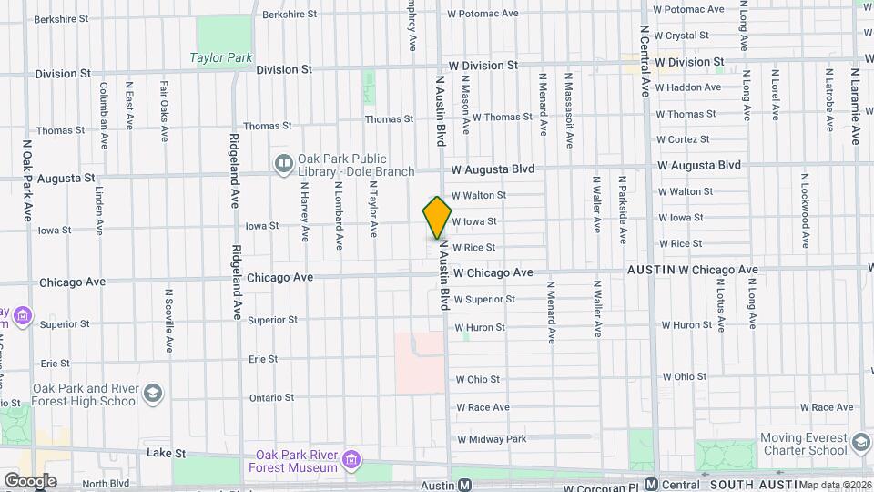 828 N Austin Blvd Map and Location Details