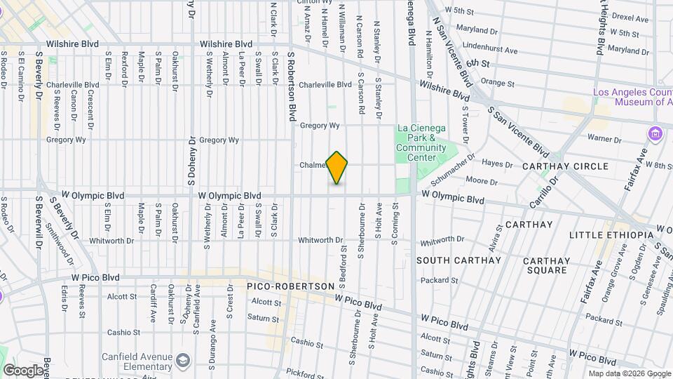 8673 W Olympic Blvd, Unit 8673 Map and Location Details