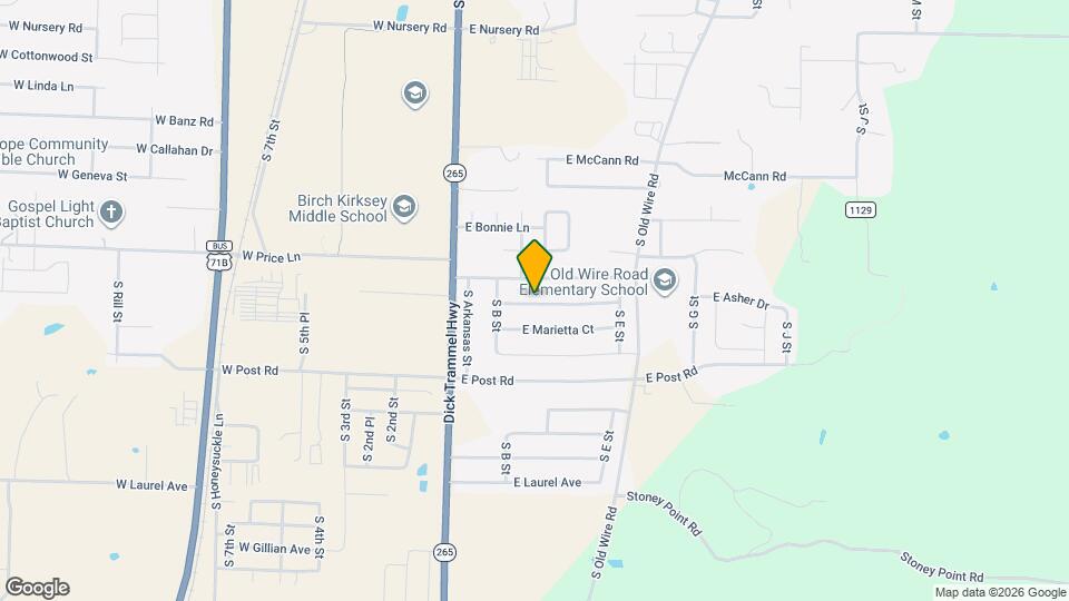 307 E Asher Ct Map and Location Details