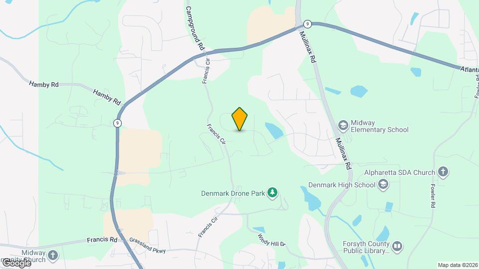 1075 Hampton Oaks Dr Map and Location Details