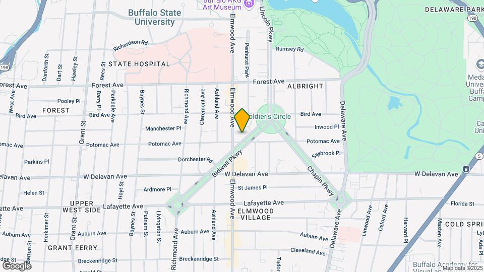 192 Bidwell Pkwy Map and Location Details
