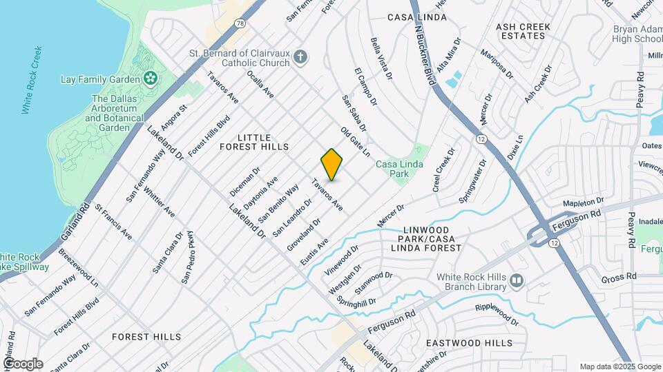 8910 San Leandro Dr Mapa y Detalles de la Ubicación