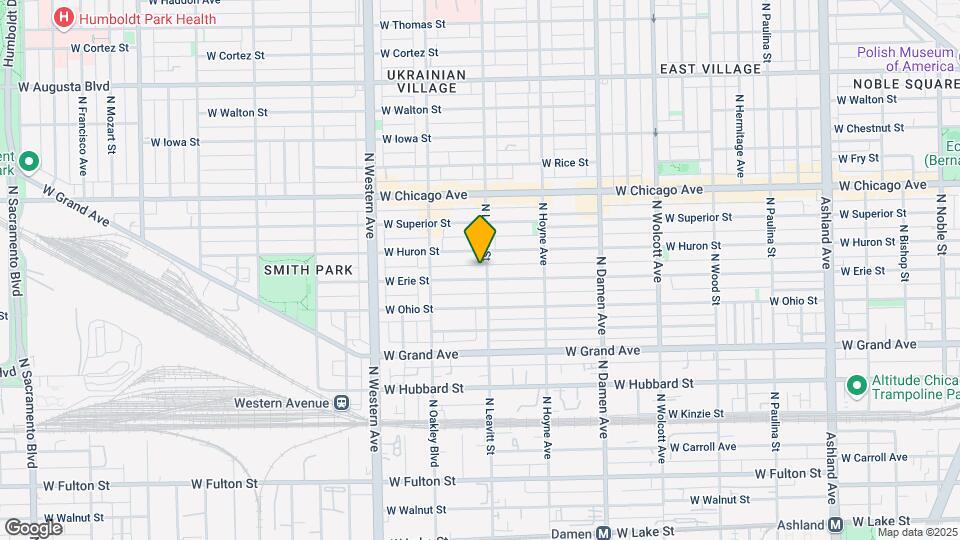 2206 W Erie St, Unit 2R Mapa y Detalles de la Ubicación