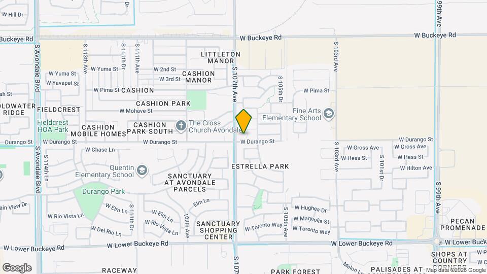 1840 S 106th Ln Map and Location Details