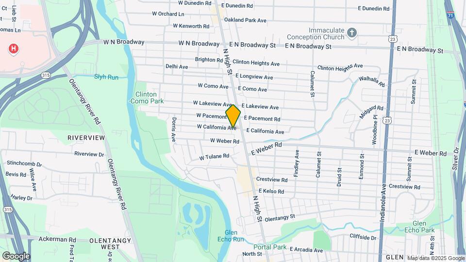 15-23 W California Ave Mapa y Detalles de la Ubicación