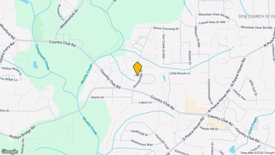 405 Herndon Dr Map and Location Details