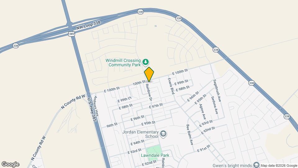 9914 Rainbow Dr Map and Location Details