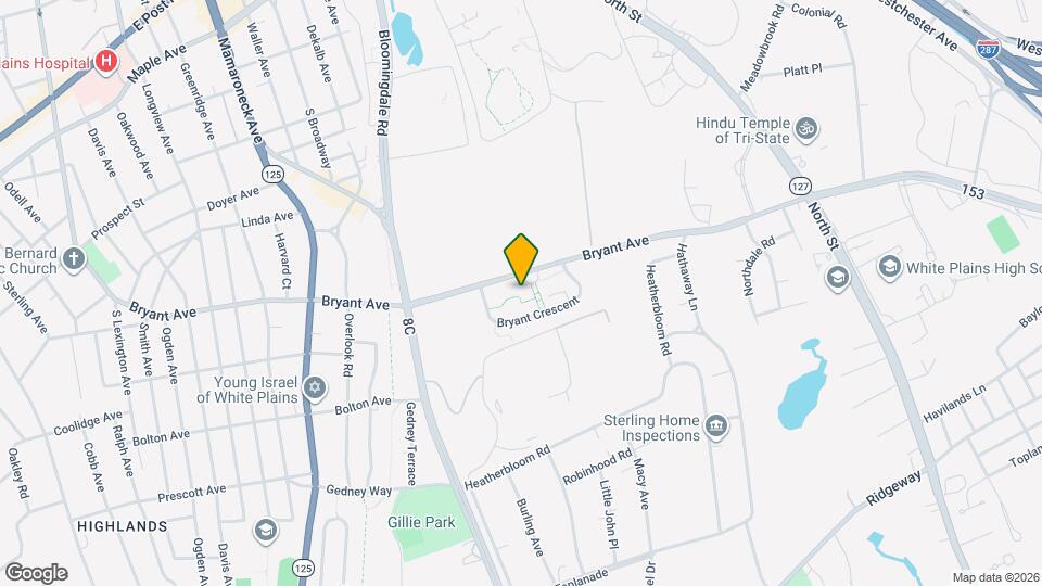 175 Bryant Ave Map and Location Details