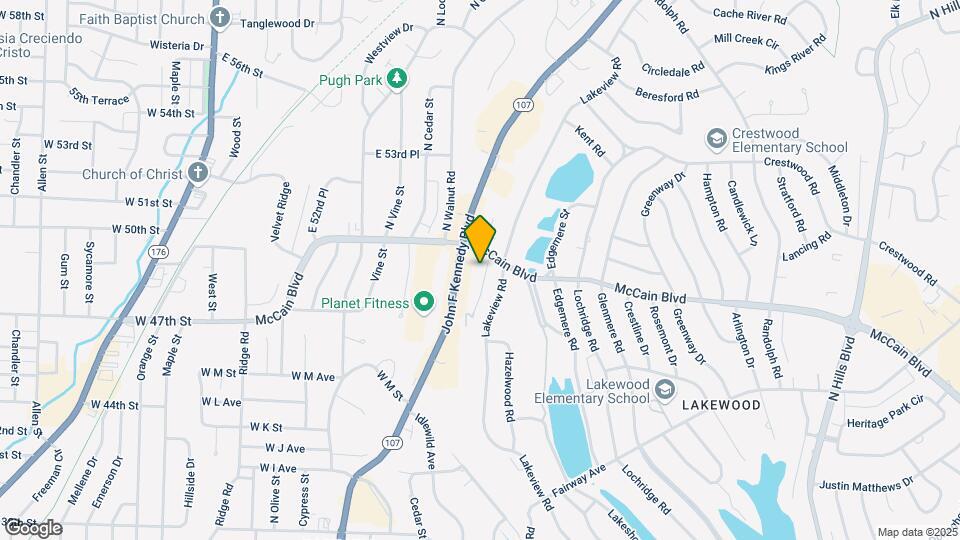 4805 Hickory Ave Map and Location Details
