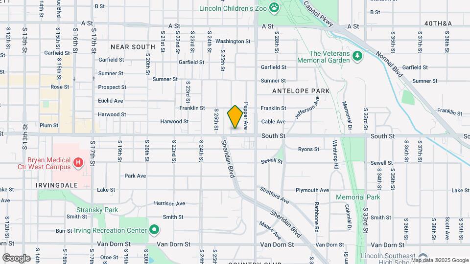 2046 S 26th St Map and Location Details
