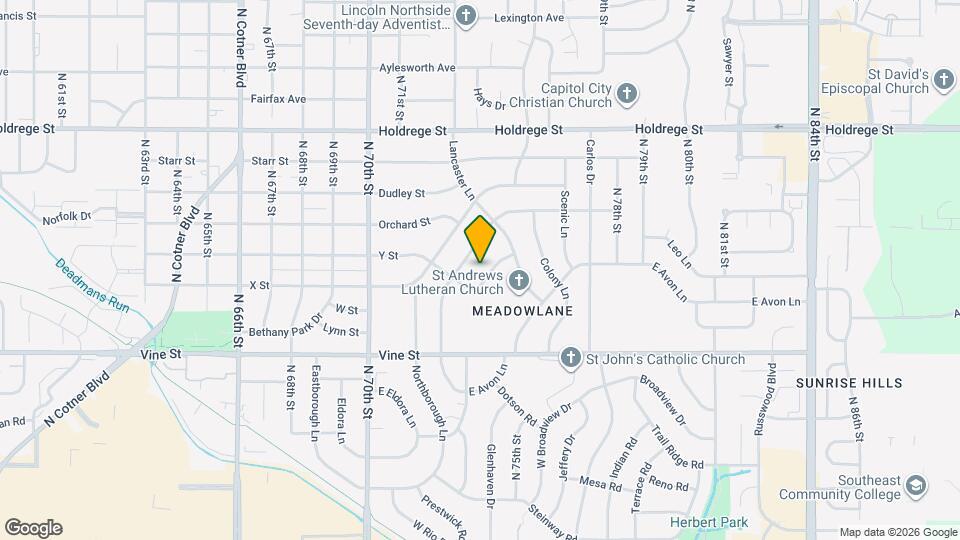 7326 York Ln Map and Location Details