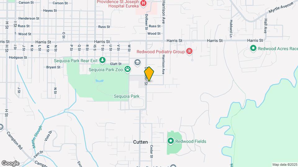 3545 Dolbeer St, Unit Main House Map and Location Details