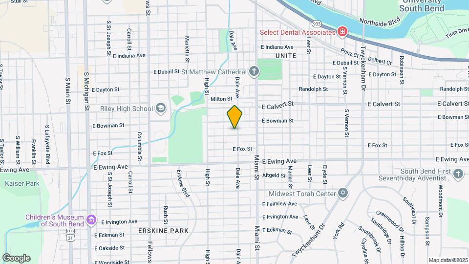 925 E Donald St Map and Location Details