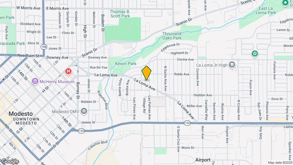 321 Las Palmas Ave Map and Location Details