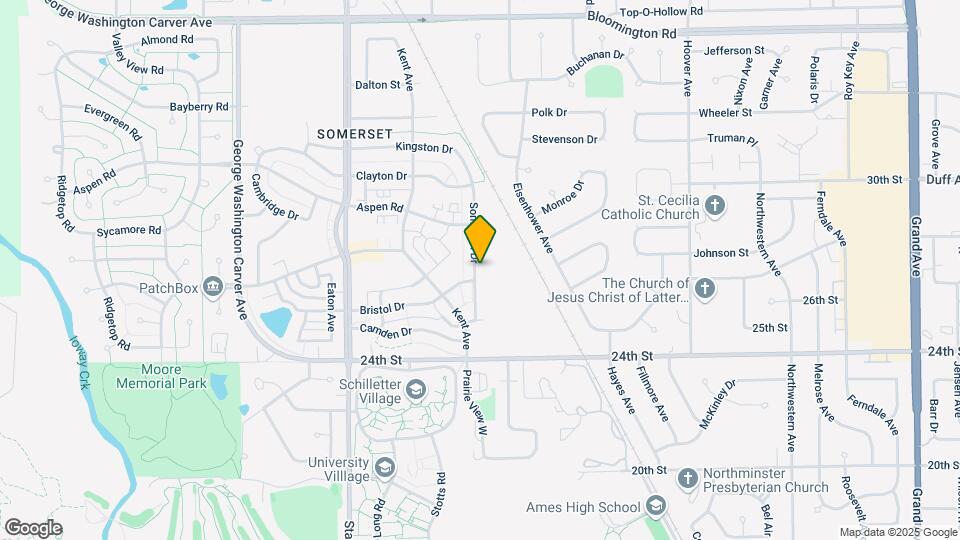 2620 Somerset Dr, Unit Furnished Basement Apt Map and Location Details