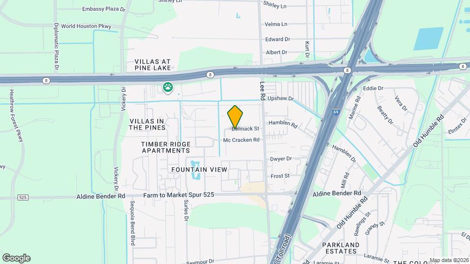 5710 Delmack St Map and Location Details