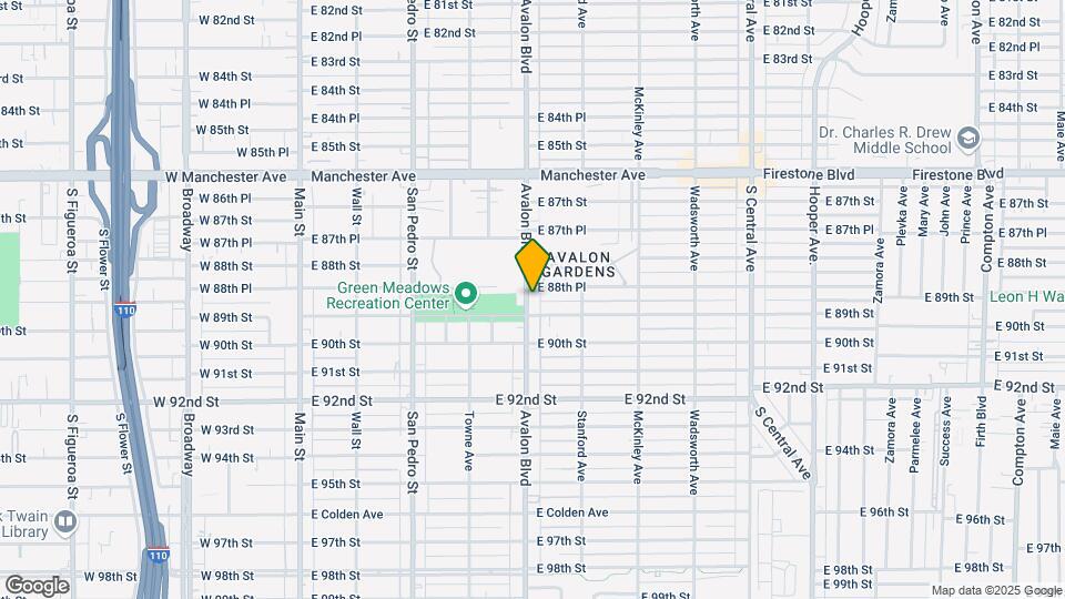8850-8866 Avalon Blvd Map and Location Details