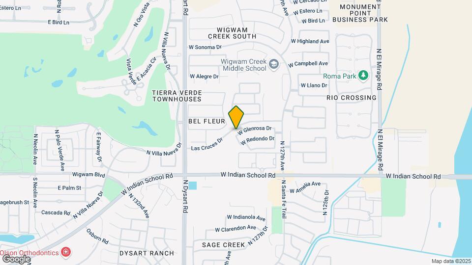 12916 W Glenrosa Dr Map and Location Details