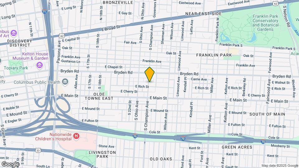 310 S Champion Ave Map and Location Details