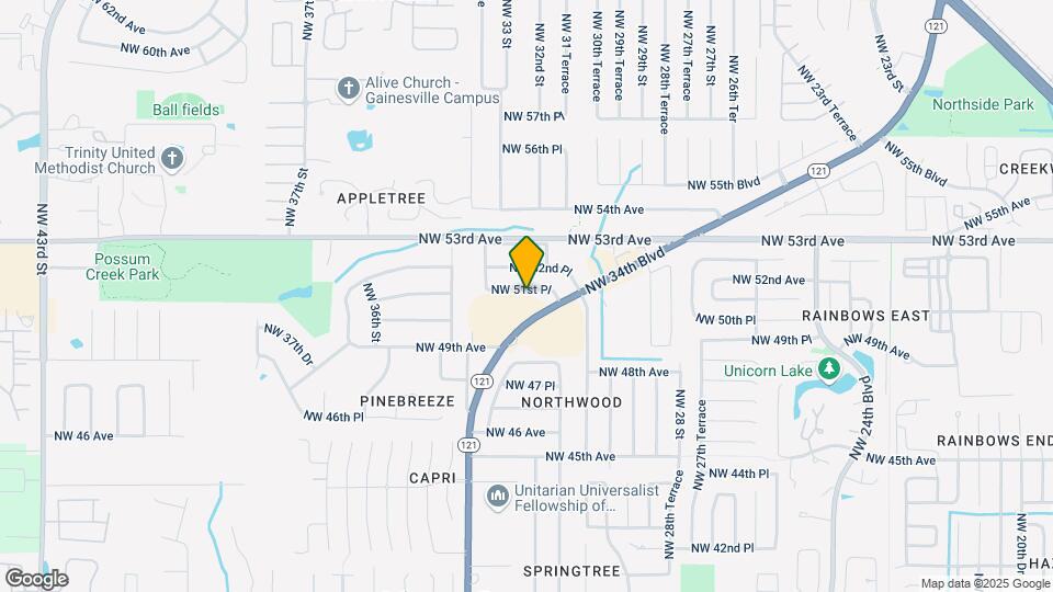 3215 NW 51st Pl Map and Location Details