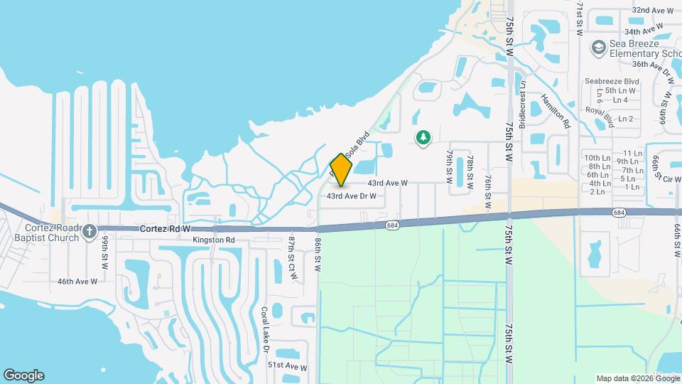 8504 43rd Ave Dr W Map and Location Details