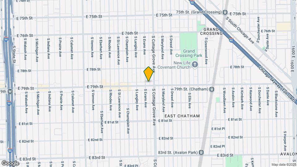 740 E 79th St Map and Location Details