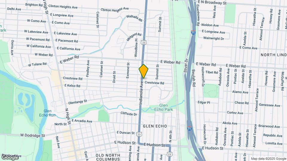 2876 Indianola Ave Map and Location Details