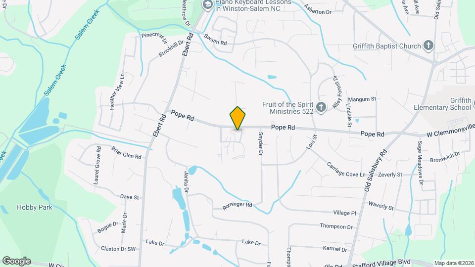 4104 Moss Brook Dr Map and Location Details
