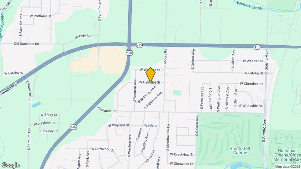 3356 W Camelot St Map and Location Details