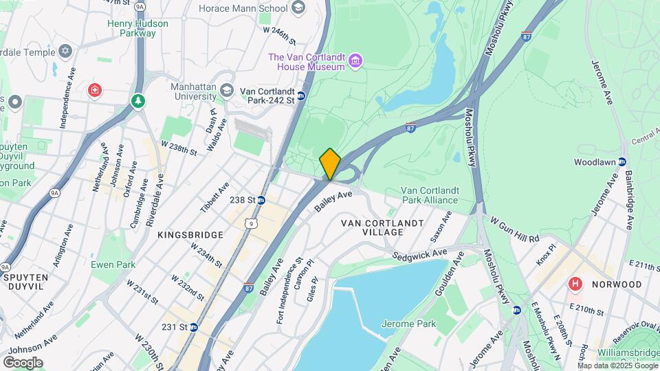 148 Van Cortlandt Park S Map and Location Details