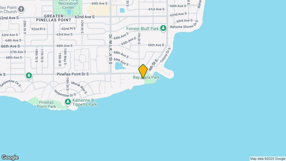 650 Pinellas Point Dr S Map and Location Details