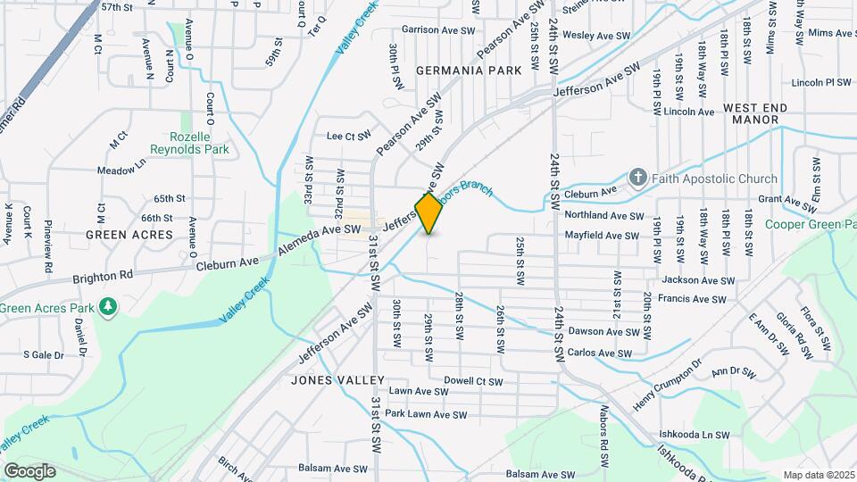 1633 29th St SW Map and Location Details