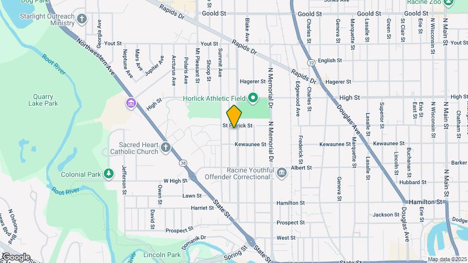 1526 Carlisle Ave, Unit Lower unit Map and Location Details