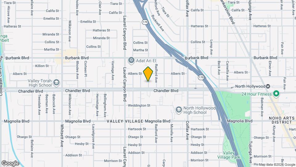 5417 Gentry Ave Map and Location Details