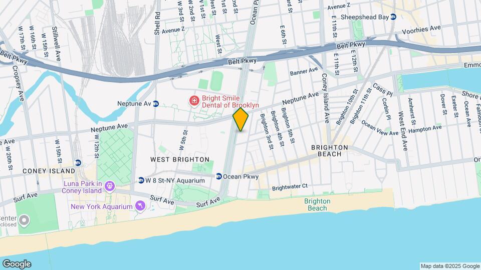 2955 Ocean Pkwy Map and Location Details