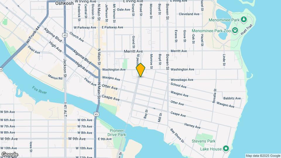 318 Broad St, Unit Upper Map and Location Details