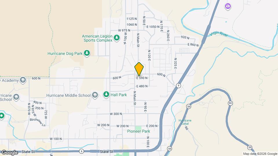 3044 E 590 N Map and Location Details