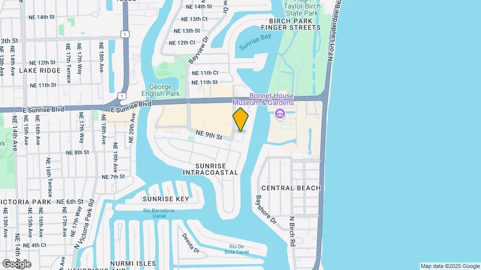 907 Intracoastal Dr Map and Location Details