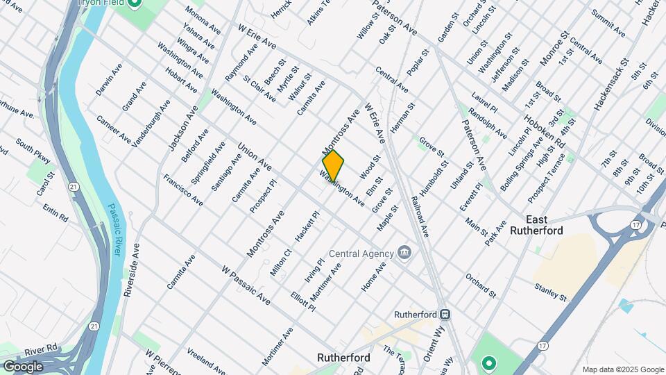 135 Washington Ave, Unit top floor Map and Location Details
