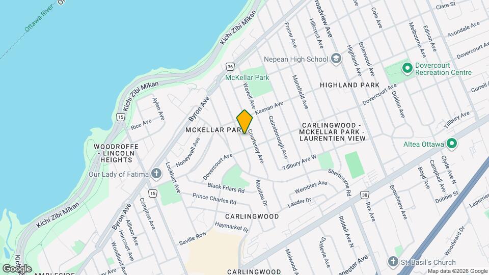 623 Rowanwood Ave Map and Location Details