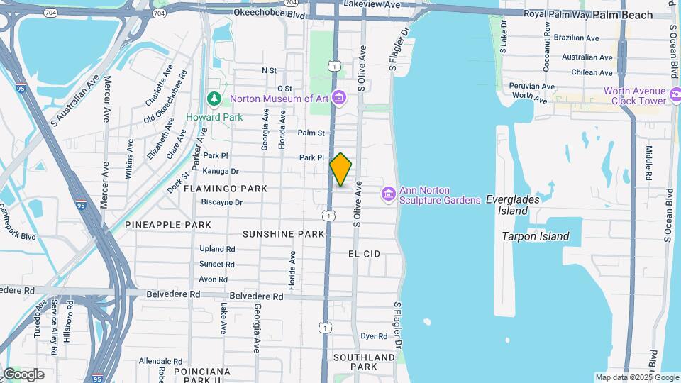 343 Flamingo Dr Map and Location Details