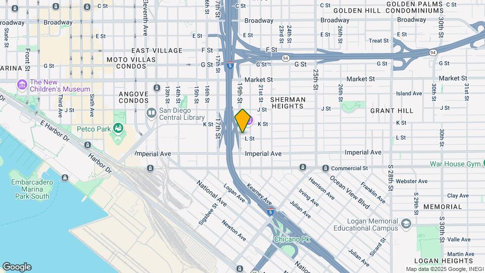 207 19th St Map and Location Details
