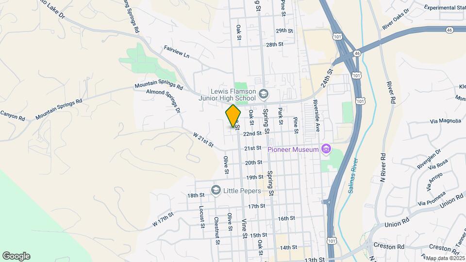 2235 Vine St Mapa y Detalles de la Ubicación