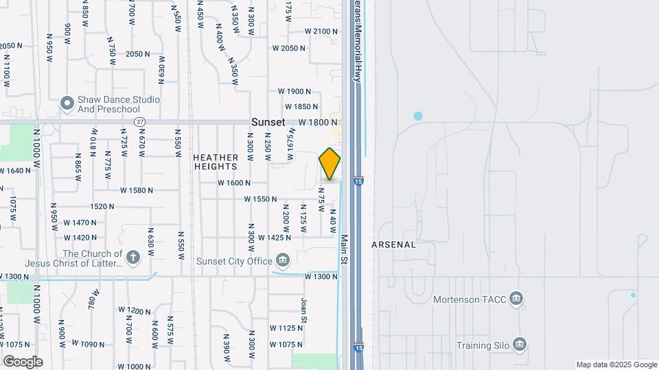 45 W 1600 N Map and Location Details
