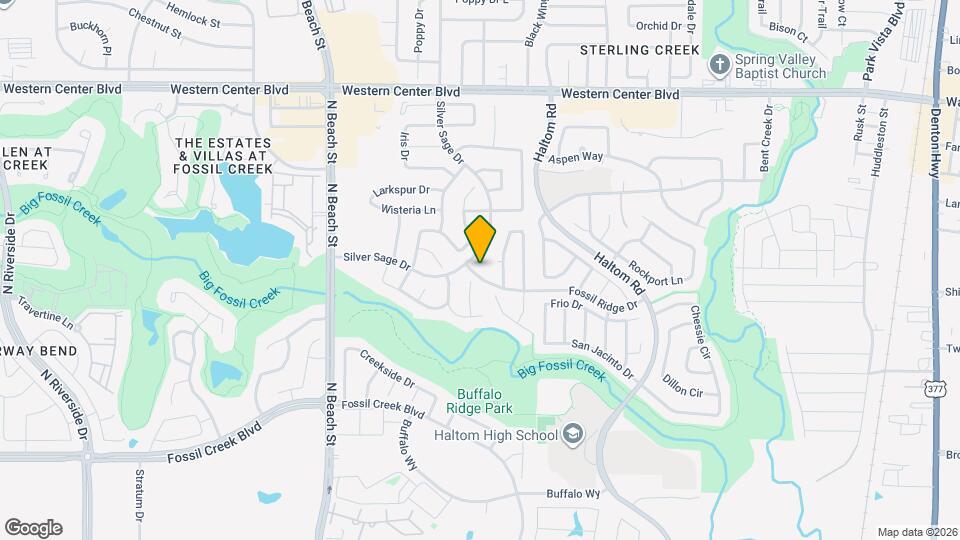 4109 Fossil Ridge Dr Map and Location Details