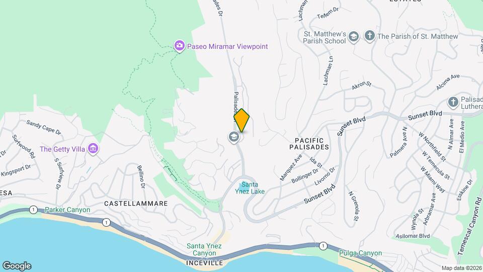 604 Palisades Dr Map and Location Details