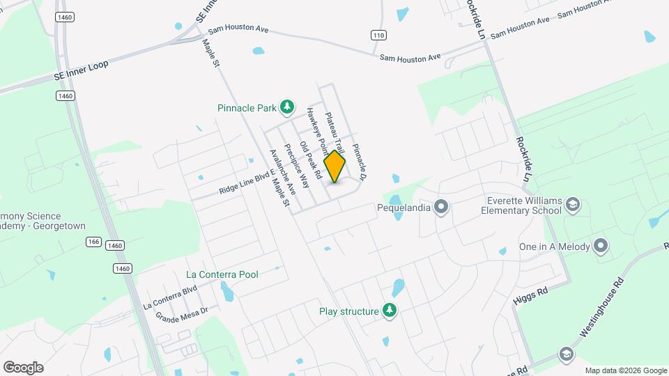 304 Potters Peak Way Map and Location Details