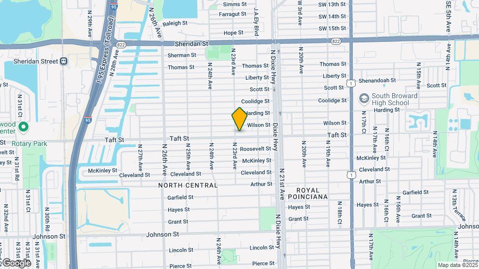 2237 Taft St Map and Location Details